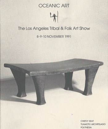 Galerie Meyer exhibiting at the Los Angeles Tribal & Folk Art Show 1991